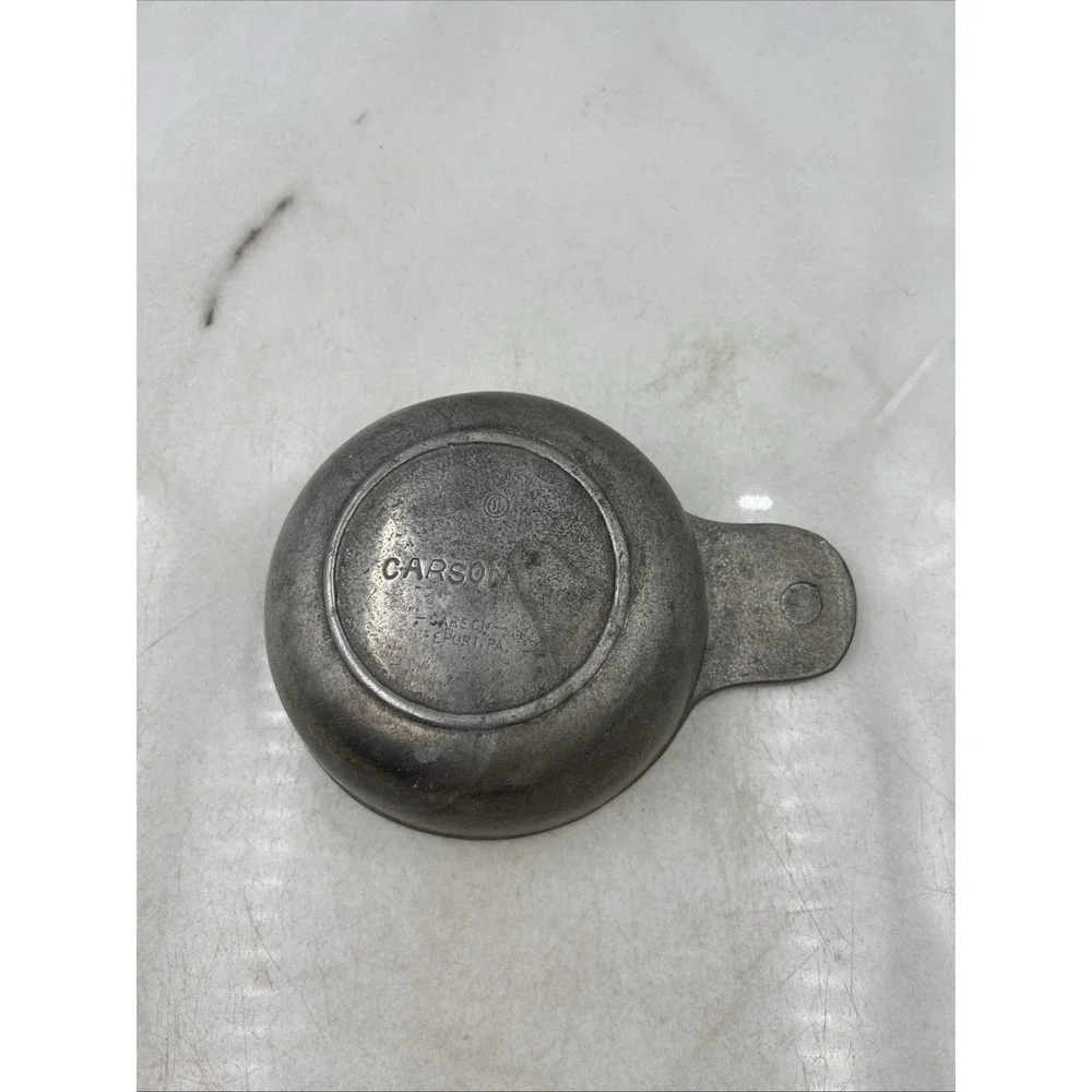 Vintage Carson Pewter Baby Bowl 6.5x2